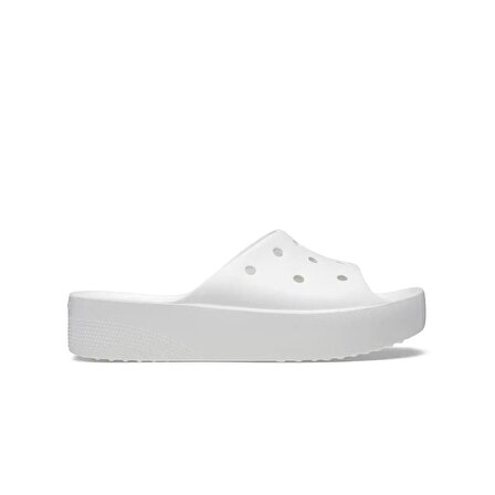 Crocs Classic Platform Slide Kadın Terlik Beyaz 208180-100