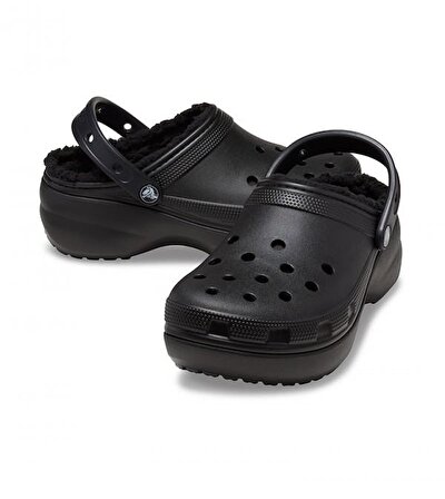 Crocs Classic Platform Lined Clog W Kadın Sandalet