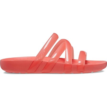 Crocs Splash Glossy Strappy Kadın Terlik 208537-6VT Neon Watermelon