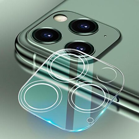 ​iPhone 12 6.1 Pro Full Tempered Kamera Koruyucu Kırılmaz Cam
