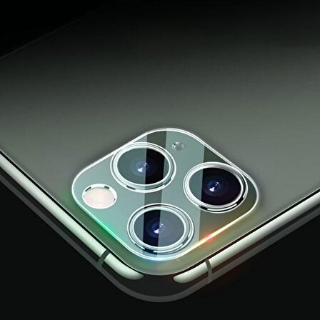 ​iPhone 12 6.1 Pro Full Tempered Kamera Koruyucu Kırılmaz Cam