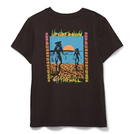 Vans Surf's Upside Down  Ss Crew Siyah T-shirt