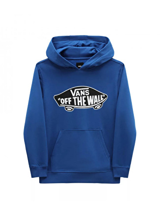 Vans Mavi Erkek Çocuk Bisiklet Yaka Uzun Kollu Düz Sweatshirt VN0008C77WM1 STYLE 76 PO