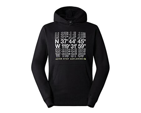 The North Face M SS24 Coordinates Hoodie Erkek Günlük Sweatshirt NF0A87EAJK31 Siyah