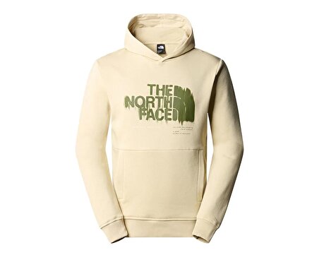 The North Face M Graphic Hoodie 3 Erkek Günlük Sweatshirt NF0A87ET3X41 Krem