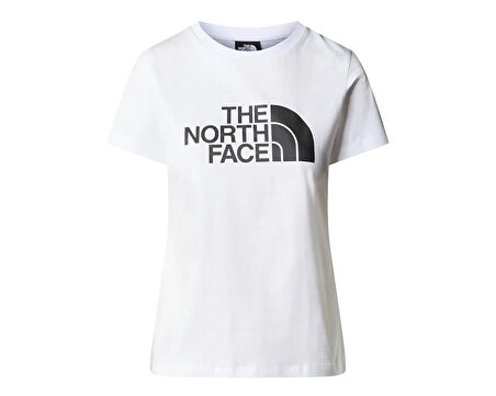 The North Face W S/S Easy Tee Kadın Günlük Tişört NF0A87N6FN41 Beyaz