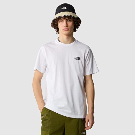 M S/S SIMPLE DOME TEE White
