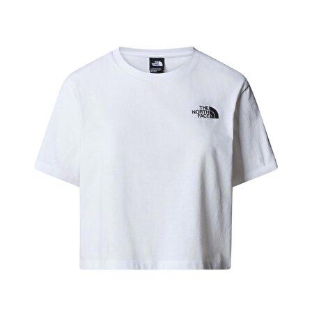 The North Face W SIMPLE DOME CROPPED SLIM TEE Bayan T-Shirt NF0A87U4FN41