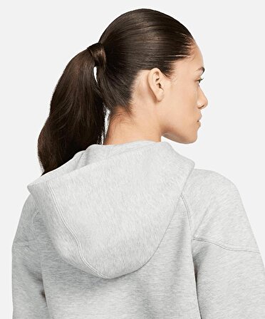 Nike Nike Sportswear Tech Fleece Windrunner Siyah Kadın Fermuarlı Kapüşonlu Üst