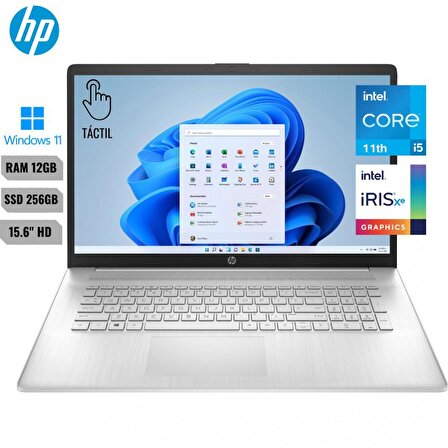 HP 15-dy4013dx 6X3B4UA i5-1155G7 12 GB 256GB SSD W11 15,6 Dokunmatik Notebook