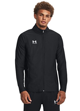 Under Armour 1379494-001 UA M's Ch. Track Jacket Siyah Erkek Fermuarlı Yaka Slim Fit Rüzgarlık