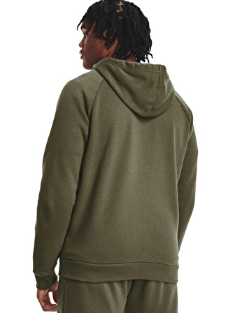 Under Armour Yeşil Erkek Sweatshirt 1379767-390 UA Rival Fleece FZ Hood