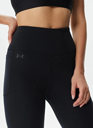 Under Armour Siyah Kız Çocuk Slim Fit Tayt 1383725-001-Motion Branded Legging