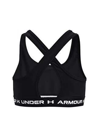 Under Armour Düz Petrol Kadın Sporcu Büstiyer 1369971-449-G Crossback Mid Solid