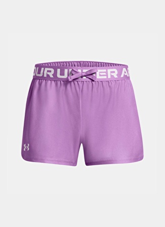 Under Armour Bağlamalı Bel Normal Lila Kadın Şort 1363372-539-Play Up Solid Shorts