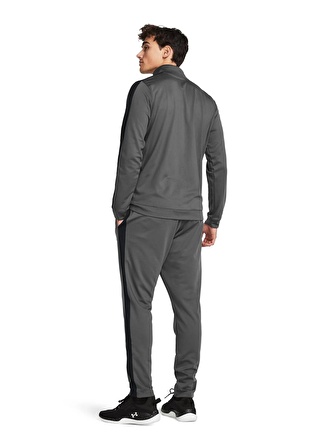 Under Armour Gri Erkek Fermuarlı Yaka Slim Fit Eşofman Takımı 1357139-025 UA Knit Track Suit