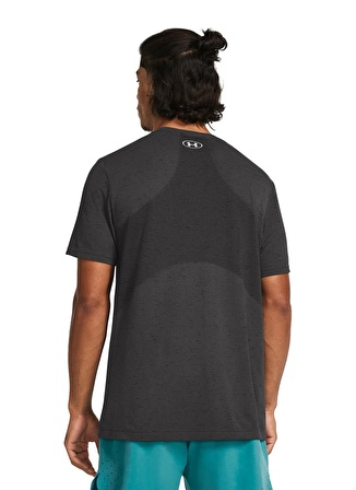 Under Armour 1382801-025 Vanish Seamless SS Gri Erkek Bisiklet Yaka Oversize T-Shirt