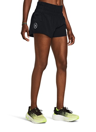 Under Armour 1382962-001 UA Run Anywhere Shorts Siyah Kadın Oversize Şort