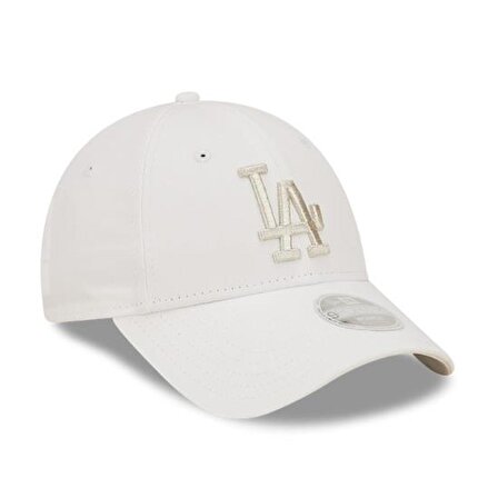 New Era 60357984 Metallic Logo 9Forty Los Angeles Unisex Beyaz Şapka
