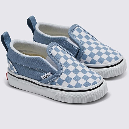 Vans TD Slip-On V Dusty Mavi Bebek Sneaker