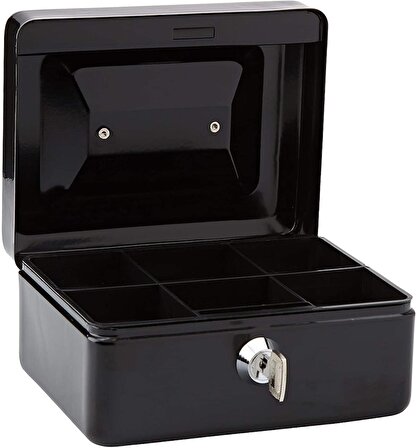MÜHLEN Cash Box CB150 | Mini Boy Taşınabilir Para Kutusu (Siyah Renk)
