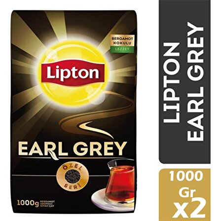 Lipton Early Grey Özel Seri Çay 1 Kg x 2 Adet