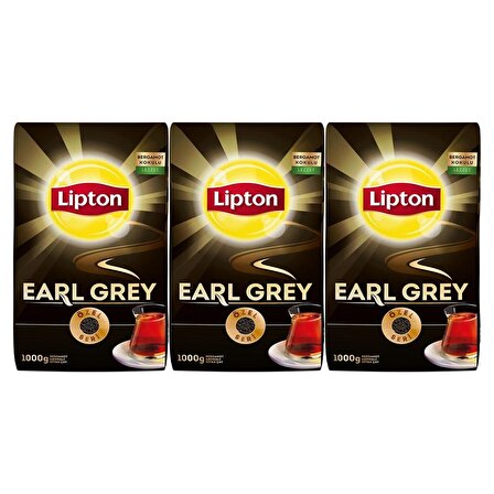 Lipton Early Grey Özel Seri Çay 1 Kg x 3 Adet