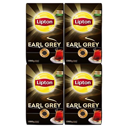 Lipton Early Grey Özel Seri Çay 1 Kg x 4 Adet