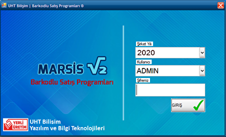 Uht Bilişim Marsis V2 Barkodlu Satış Programı + Kablolu Okuyucu + 80mm Fiş Yazıcı (Ultra Paket 3)