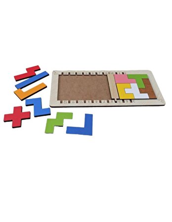 Ahşap 3D Penta Blok, Katamino, Kata Tetris Akıl - Zeka - Mantık Ve Strateji Oyunu