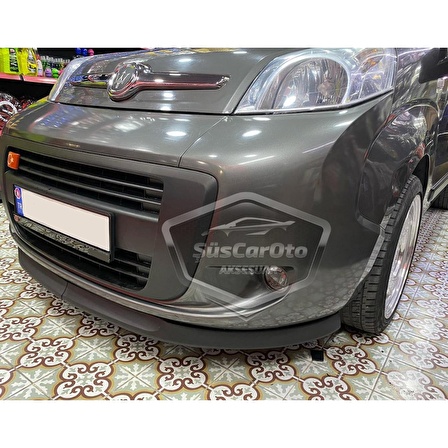 Fiat Fiorino 2008-2022 Uyumlu Üniversal Astra H lip Esnek Ön Lip 2 Parça Tampon Altı Dil Karlık Ön Ek