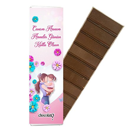 ChocolatoCanım Annem 300 gr. Sütlü Fındıklı Tablet Çikolata