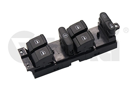 Cam Açma Anahtarı   ( 4 Lü Kırmızı Işık )-Bora  -Golf 4-Passat