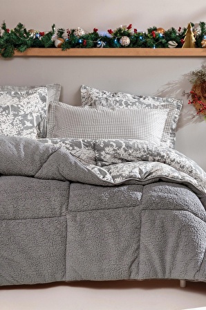 Yataş Bedding Pino Çift Kişilik Triola Set - Gri