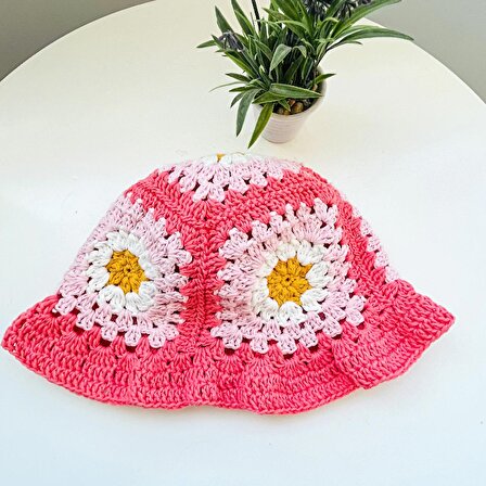 Crochet Bucket Yazlık Şapka