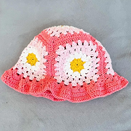 Crochet Bucket Yazlık Şapka