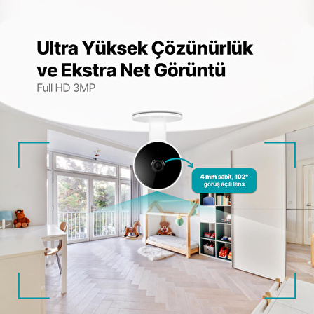 ttec Wizi Full HD Tak Çalıştır Wi-Fi Akıllı Kamera