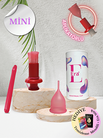 Era Cup - Mini Boy + Aplikatör / Menstrual Cup ( Adet Kabı )