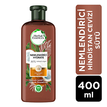 Herbal Essences Şampuan  Nemlendirici  Hindistan Cevizi Sütü 400 ml