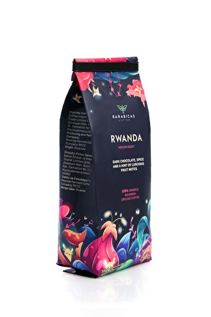 BARABICAS Rwanda 100% Arabica Bourbon - Medium Roast - Öğütülmüş Kahve - 250 gr