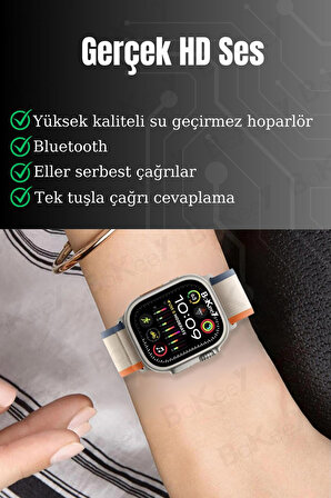 Bakeey HK9 Ultra 2 Beyaz Akıllı Saat