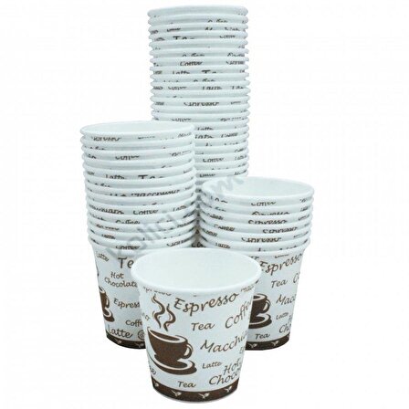 Dağyüce Kağıt Karton Bardak Tek Kullanımlık Çay Kahve Bardağı - 2,5 Oz - 2000 Adet / Koli