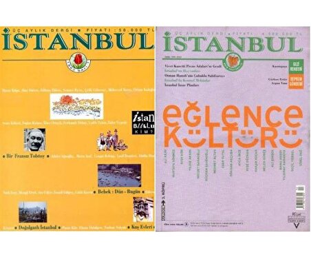 İstanbul Dergisi Set 43 Sayı 1 43 1992 2002