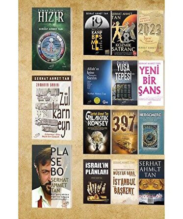 Serhat Ahmet Tan’ın Tüm Kitapları (15 Kitap Set)