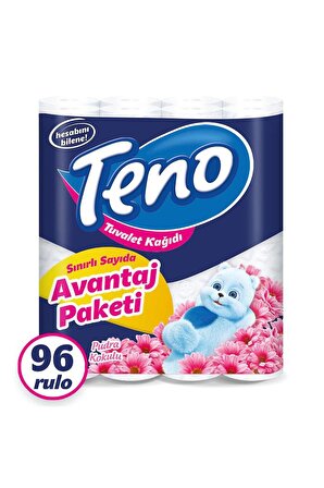 Teno Avantaj Paket Parfümlü Tuvalet Kağıdı 96 Rulo