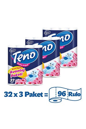 Teno Avantaj Paket Parfümlü Tuvalet Kağıdı 96 Rulo