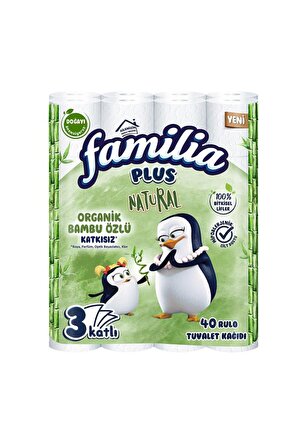 Familia Plus Natural Tuvalet Kağıdı 40'lı