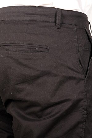 Mode XL Büyük Beden Erkek Pantolon Keten Milano  20850 Siyah
