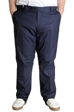 Mode XL Buyuk Beden Erkek Kumaş Pantolon Superior 21024 Lacivert