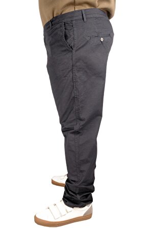 Mode XL Büyük Beden Erkek Pantolon Keten Milano  20850 Lacivert